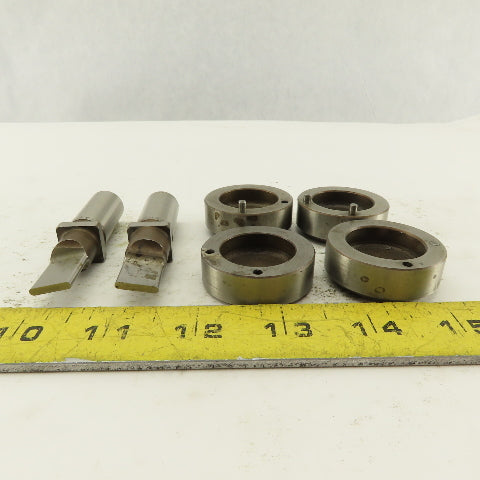 .103 x .533 + 0.36 Rectangle Oval Hole Die CNC Turret Punch Shank .625 Lot Of 6