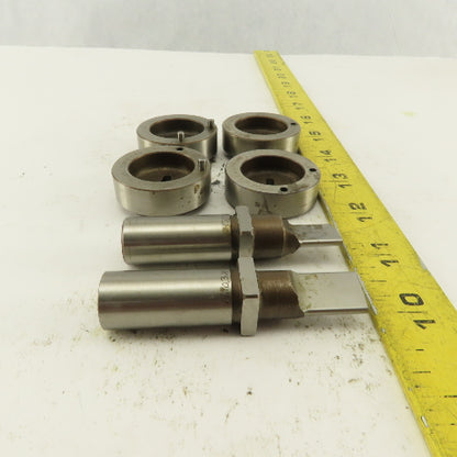 .103 x .533 + 0.36 Rectangle Oval Hole Die CNC Turret Punch Shank .625 Lot Of 6