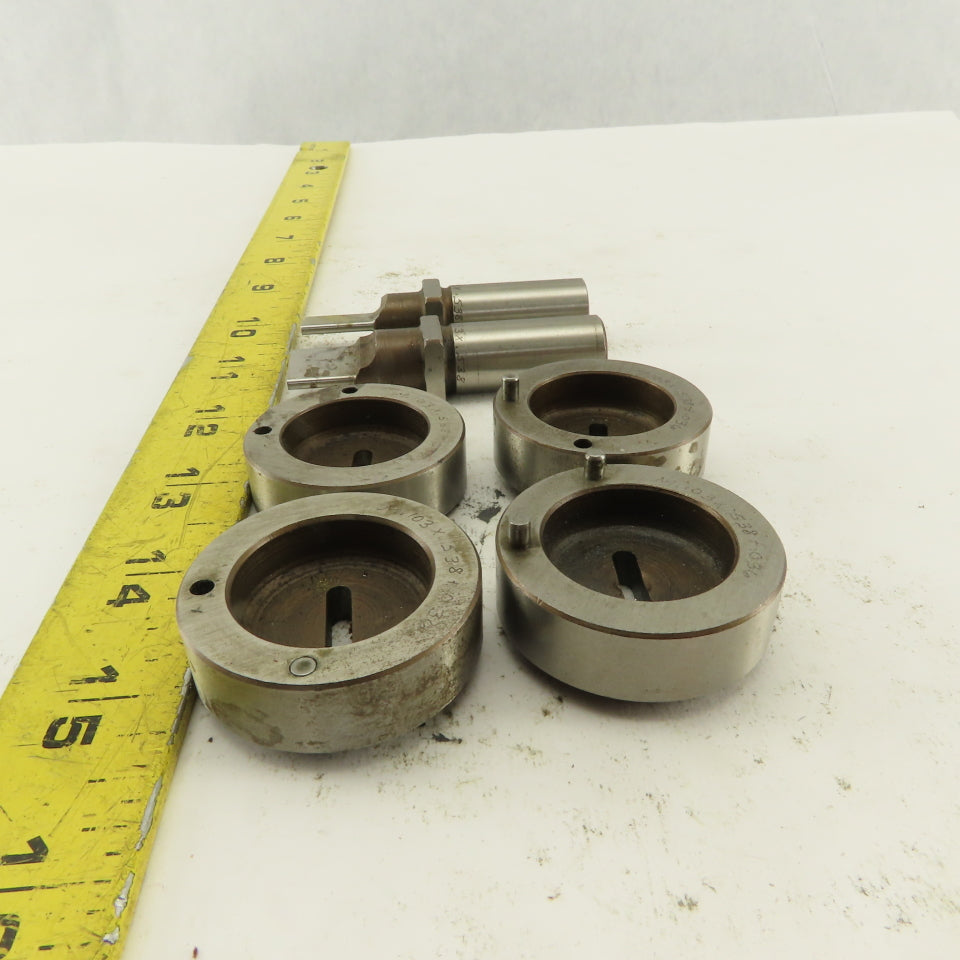 .103 x .533 + 0.36 Rectangle Oval Hole Die CNC Turret Punch Shank .625 Lot Of 6