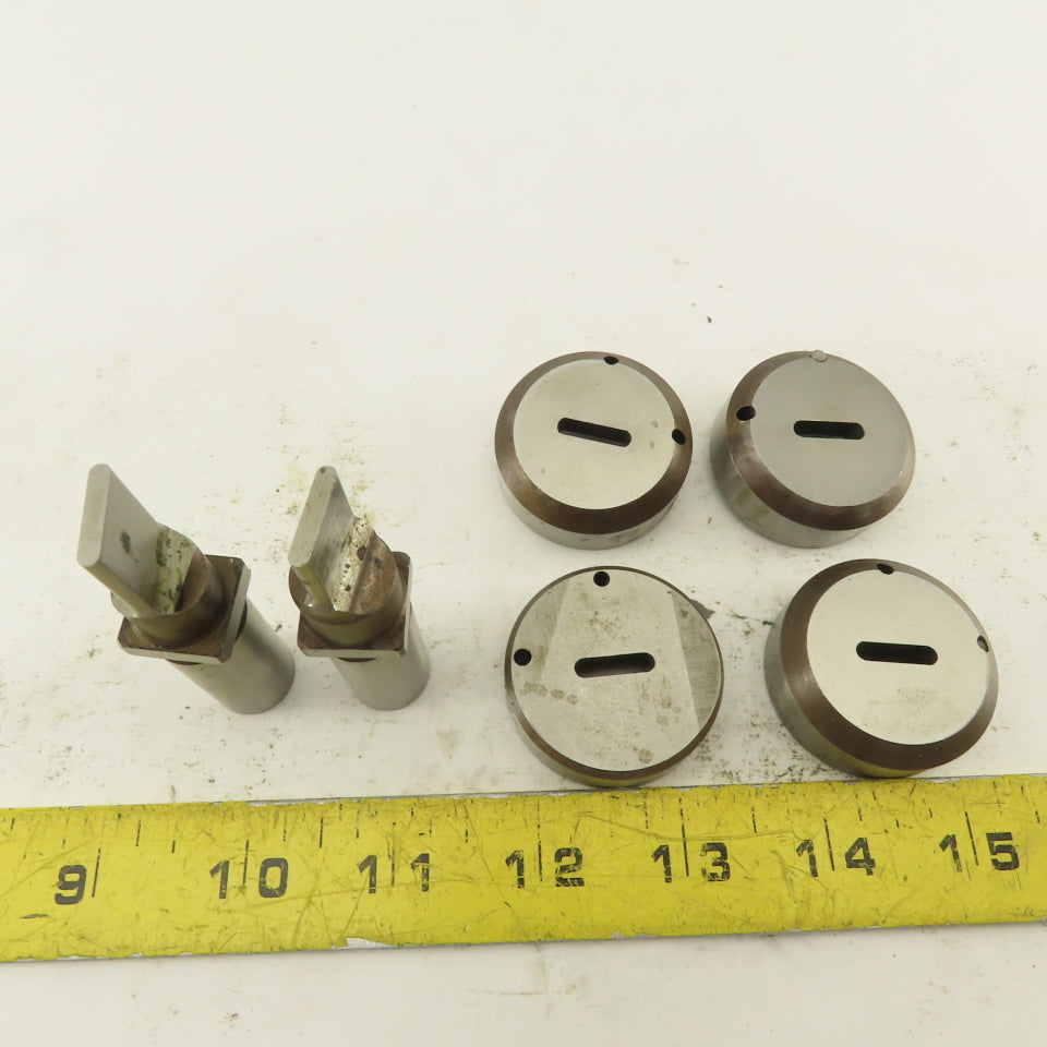 .103 x .533 + 0.36 Rectangle Oval Hole Die CNC Turret Punch Shank .625 Lot Of 6