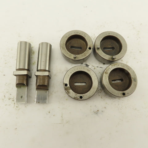 .103 x .533 + 0.36 Rectangle Oval Hole Die CNC Turret Punch Shank .625 Lot Of 6
