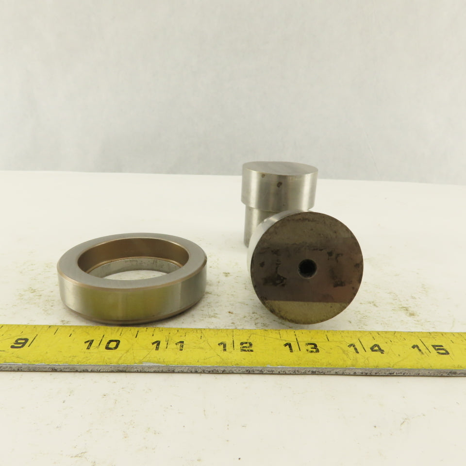 1.280 + .250 Round Hole Die CNC Turret Punch Shank 1.625 Lot Of 3