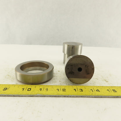 1.280 + .250 Round Hole Die CNC Turret Punch Shank 1.625 Lot Of 3