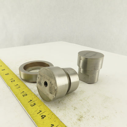 1.280 + .250 Round Hole Die CNC Turret Punch Shank 1.625 Lot Of 3