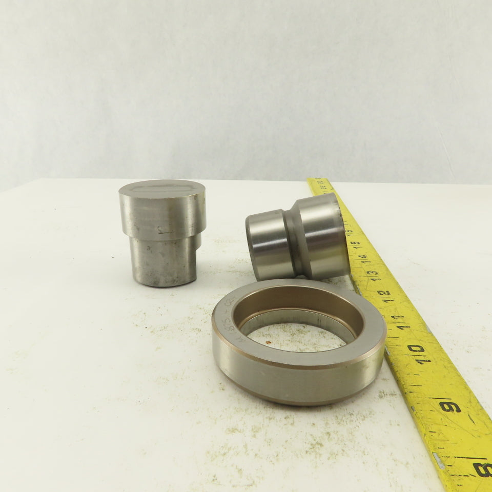 1.280 + .250 Round Hole Die CNC Turret Punch Shank 1.625 Lot Of 3