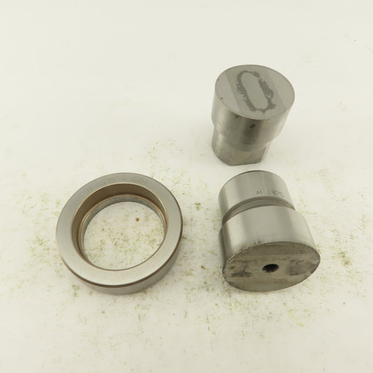 1.280 + .250 Round Hole Die CNC Turret Punch Shank 1.625 Lot Of 3