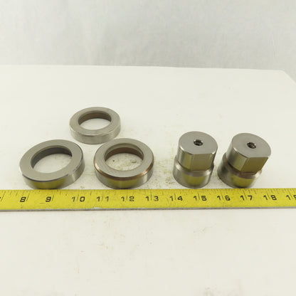 1.765 + Tol Round Hole Die CNC Turret Punch Shank 1.625 Lot Of 5