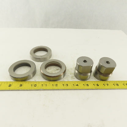 1.765 + Tol Round Hole Die CNC Turret Punch Shank 1.625 Lot Of 5