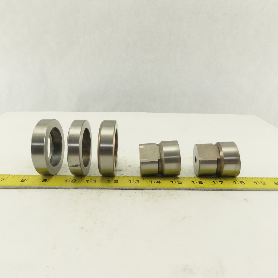 1.765 + Tol Round Hole Die CNC Turret Punch Shank 1.625 Lot Of 5