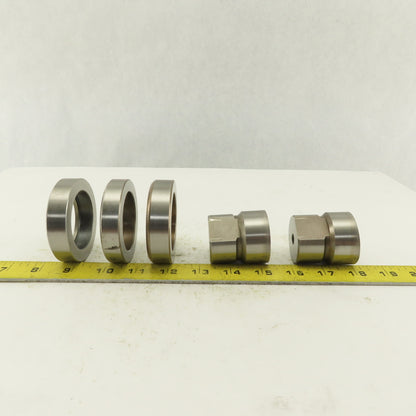 1.765 + Tol Round Hole Die CNC Turret Punch Shank 1.625 Lot Of 5
