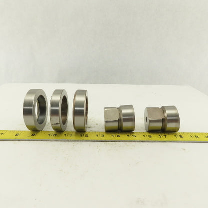 1.765 + Tol Round Hole Die CNC Turret Punch Shank 1.625 Lot Of 5
