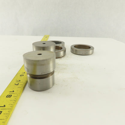 1.765 + Tol Round Hole Die CNC Turret Punch Shank 1.625 Lot Of 5