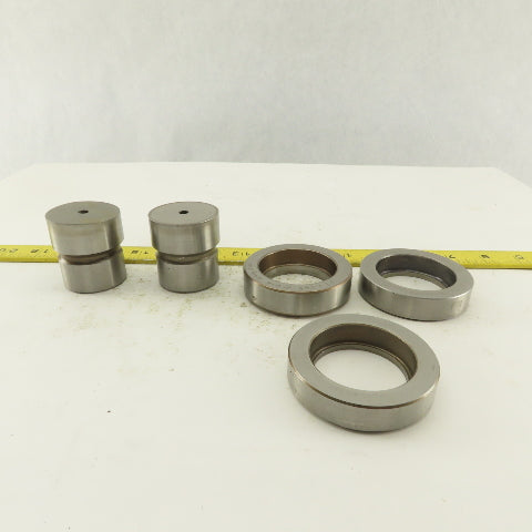 1.765 + Tol Round Hole Die CNC Turret Punch Shank 1.625 Lot Of 5