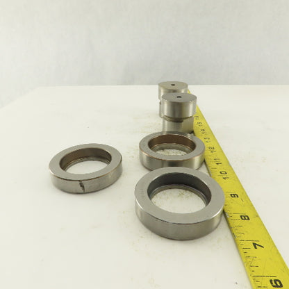 1.765 + Tol Round Hole Die CNC Turret Punch Shank 1.625 Lot Of 5