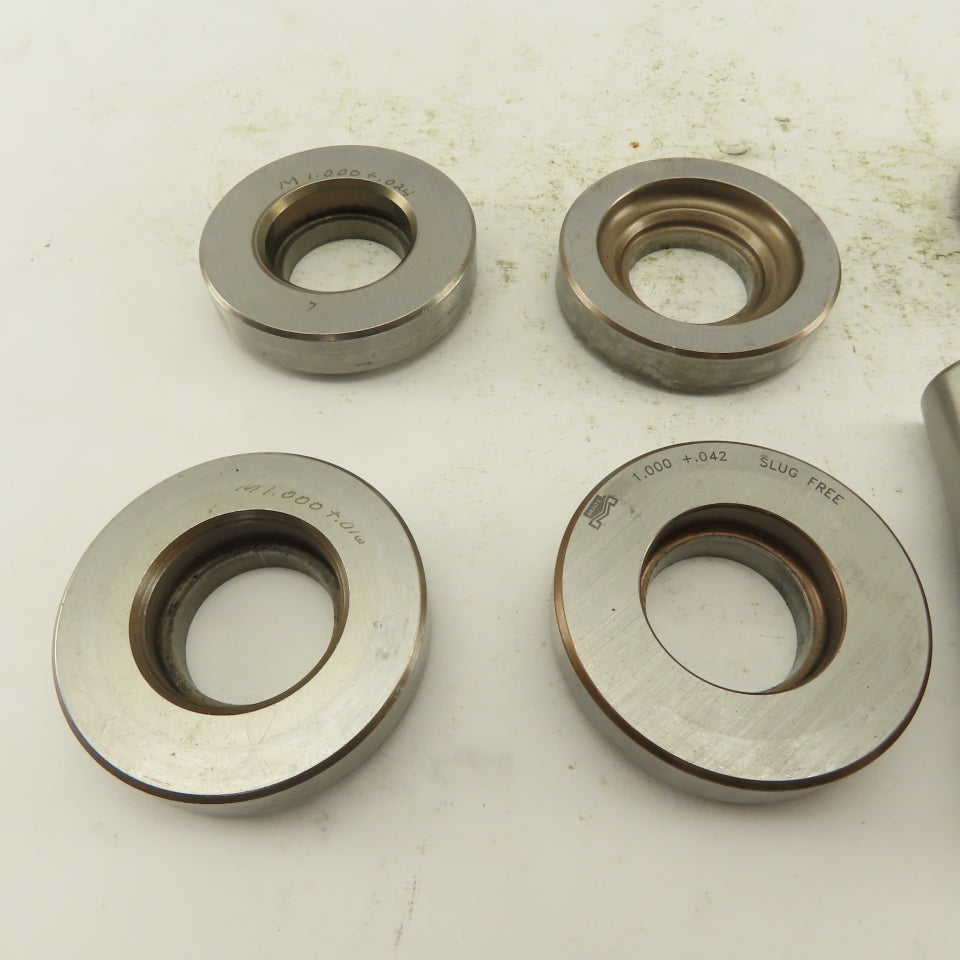 1.000 + Tol Round Hole Die CNC Turret Punch Shank .9375 Lot Of 9