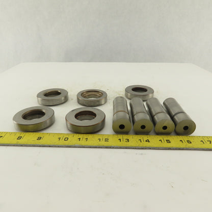1.000 + Tol Round Hole Die CNC Turret Punch Shank .9375 Lot Of 9