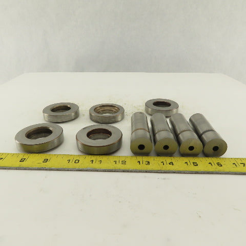 1.000 + Tol Round Hole Die CNC Turret Punch Shank .9375 Lot Of 9