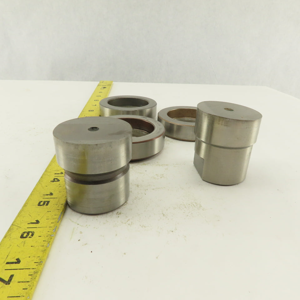 1.750 + Tol Round Hole Die CNC Turret Punch Shank 1.625 Lot Of 5