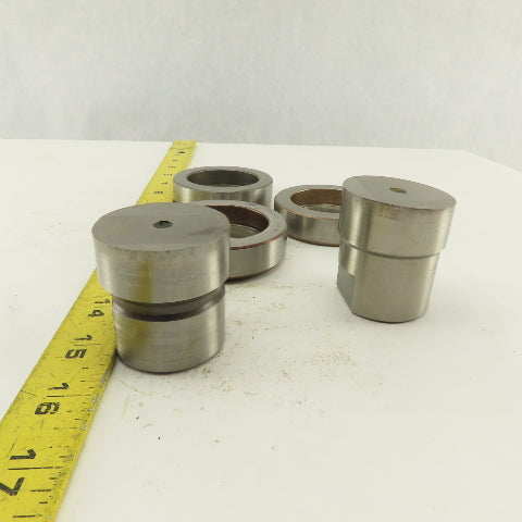 1.750 + Tol Round Hole Die CNC Turret Punch Shank 1.625 Lot Of 5