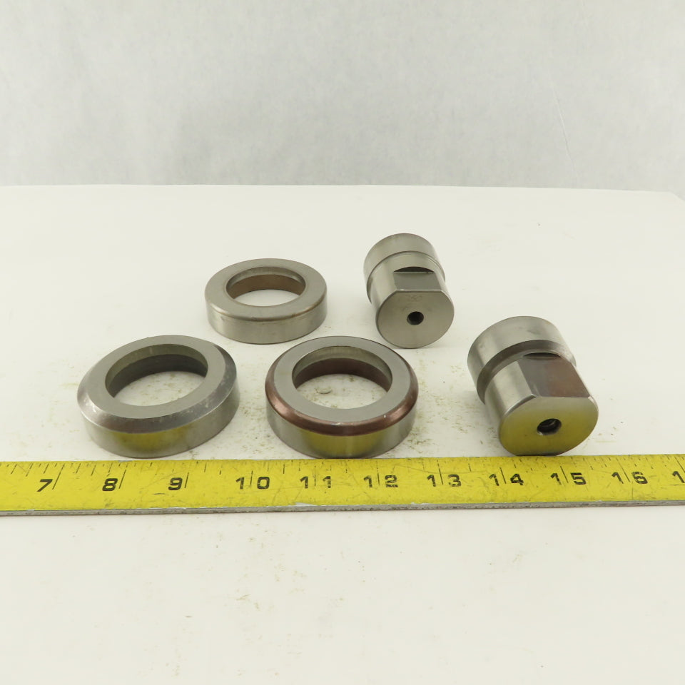 1.750 + Tol Round Hole Die CNC Turret Punch Shank 1.625 Lot Of 5
