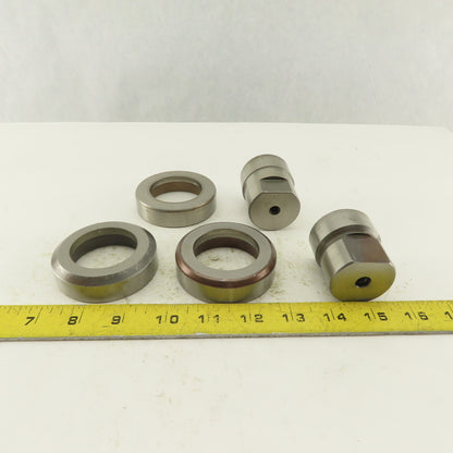 1.750 + Tol Round Hole Die CNC Turret Punch Shank 1.625 Lot Of 5