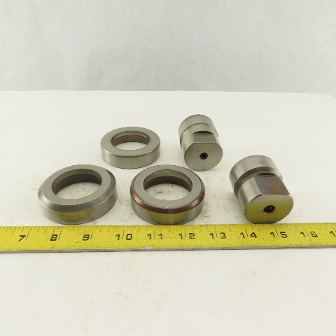 1.750 + Tol Round Hole Die CNC Turret Punch Shank 1.625 Lot Of 5