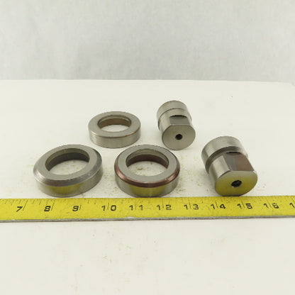 1.750 + Tol Round Hole Die CNC Turret Punch Shank 1.625 Lot Of 5