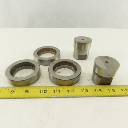 1.750 + Tol Round Hole Die CNC Turret Punch Shank 1.625 Lot Of 5