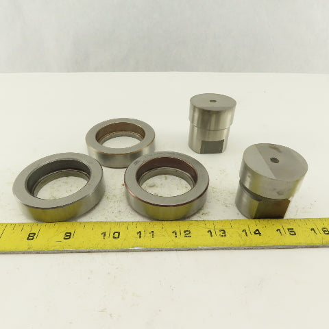 1.750 + Tol Round Hole Die CNC Turret Punch Shank 1.625 Lot Of 5