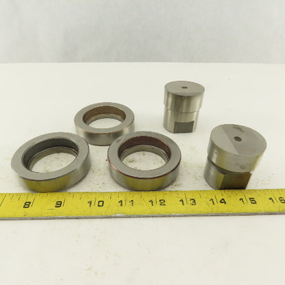 1.750 + Tol Round Hole Die CNC Turret Punch Shank 1.625 Lot Of 5