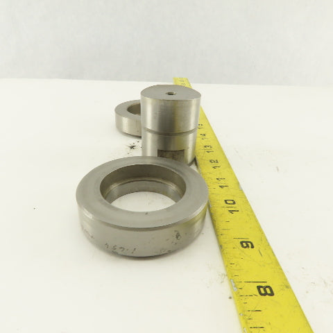 1.656 + Tol Round Hole Die CNC Turret Punch Shank 1.625 Lot Of 3