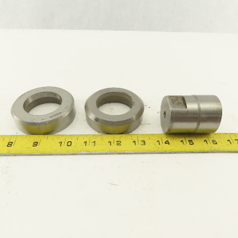 1.656 + Tol Round Hole Die CNC Turret Punch Shank 1.625 Lot Of 3