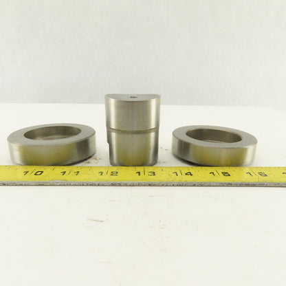 1.656 + Tol Round Hole Die CNC Turret Punch Shank 1.625 Lot Of 3