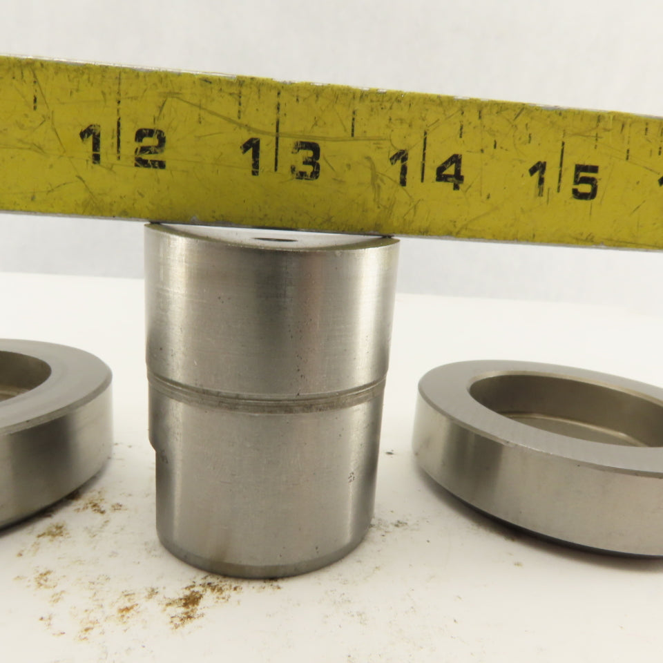 1.656 + Tol Round Hole Die CNC Turret Punch Shank 1.625 Lot Of 3