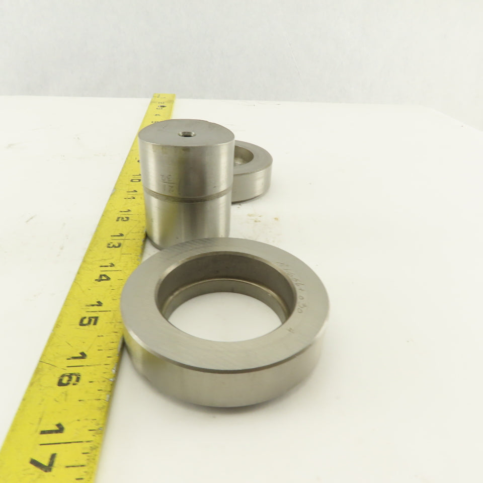 1.656 + Tol Round Hole Die CNC Turret Punch Shank 1.625 Lot Of 3