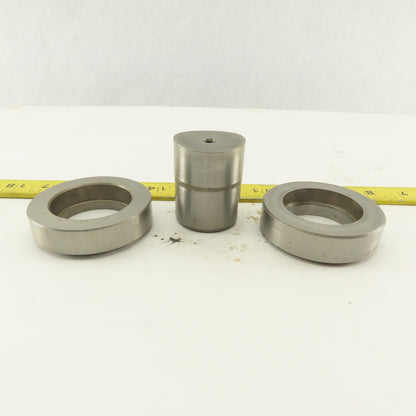 1.656 + Tol Round Hole Die CNC Turret Punch Shank 1.625 Lot Of 3
