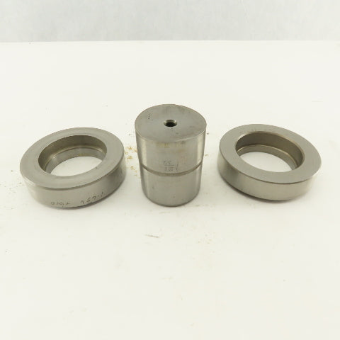 1.656 + Tol Round Hole Die CNC Turret Punch Shank 1.625 Lot Of 3