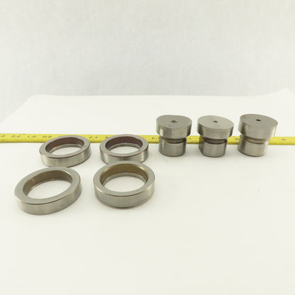 2.000 + Tol Round Hole Die CNC Turret Punch Shank 1.625 Lot Of 7