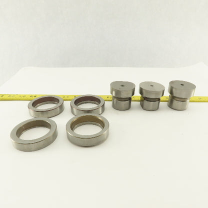 2.000 + Tol Round Hole Die CNC Turret Punch Shank 1.625 Lot Of 7