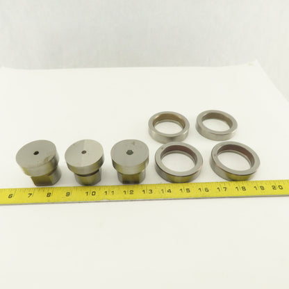 2.000 + Tol Round Hole Die CNC Turret Punch Shank 1.625 Lot Of 7