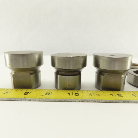 2.000 + Tol Round Hole Die CNC Turret Punch Shank 1.625 Lot Of 7