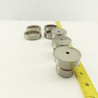 2.000 + Tol Round Hole Die CNC Turret Punch Shank 1.625 Lot Of 7