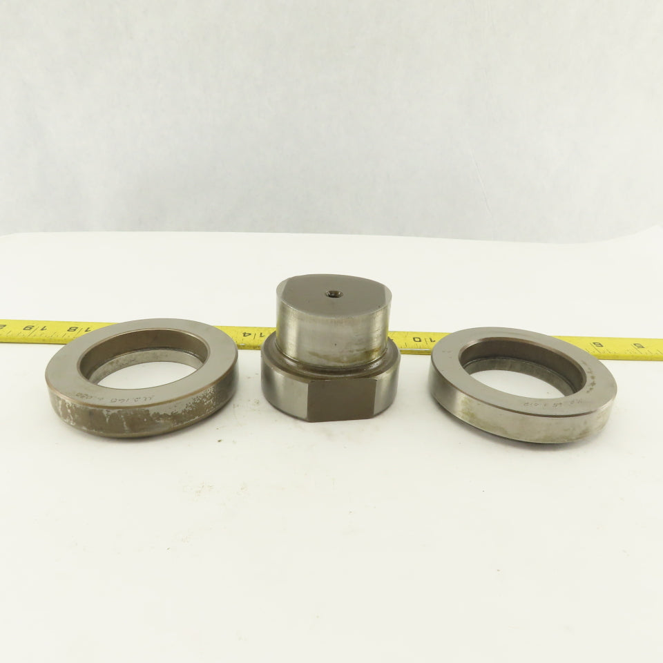 2.165 + Tol Round Hole Die CNC Turret Punch Shank 2.750 Lot Of 3