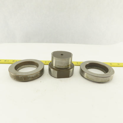 2.165 + Tol Round Hole Die CNC Turret Punch Shank 2.750 Lot Of 3