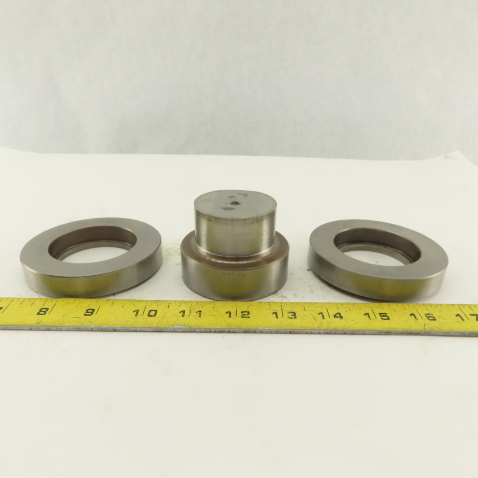 2.000 + Tol Round Hole Die CNC Turret Punch Shank 2.750 Lot Of 3