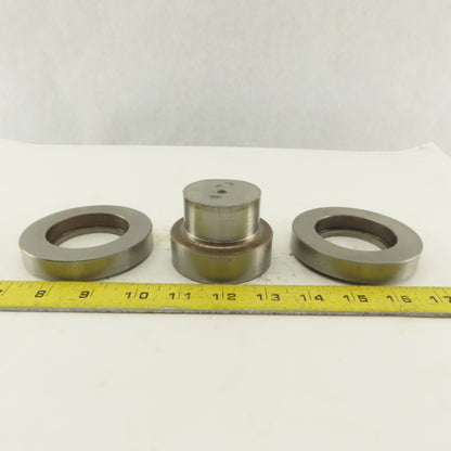 2.000 + Tol Round Hole Die CNC Turret Punch Shank 2.750 Lot Of 3