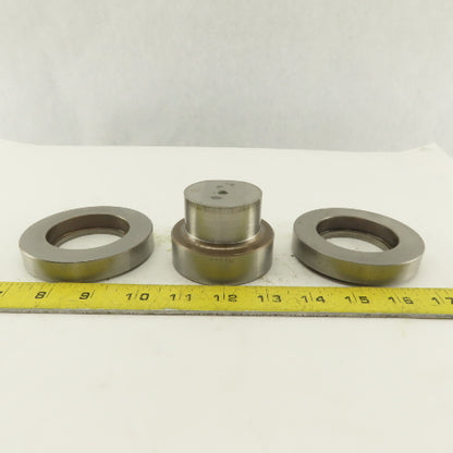 2.000 + Tol Round Hole Die CNC Turret Punch Shank 2.750 Lot Of 3
