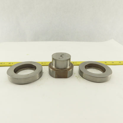 2.000 + Tol Round Hole Die CNC Turret Punch Shank 2.750 Lot Of 3