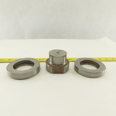 2.000 + Tol Round Hole Die CNC Turret Punch Shank 2.750 Lot Of 3