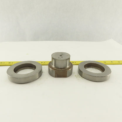 2.000 + Tol Round Hole Die CNC Turret Punch Shank 2.750 Lot Of 3